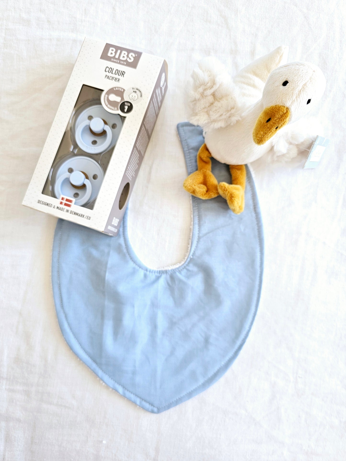 Baby Blue Dribble Bib