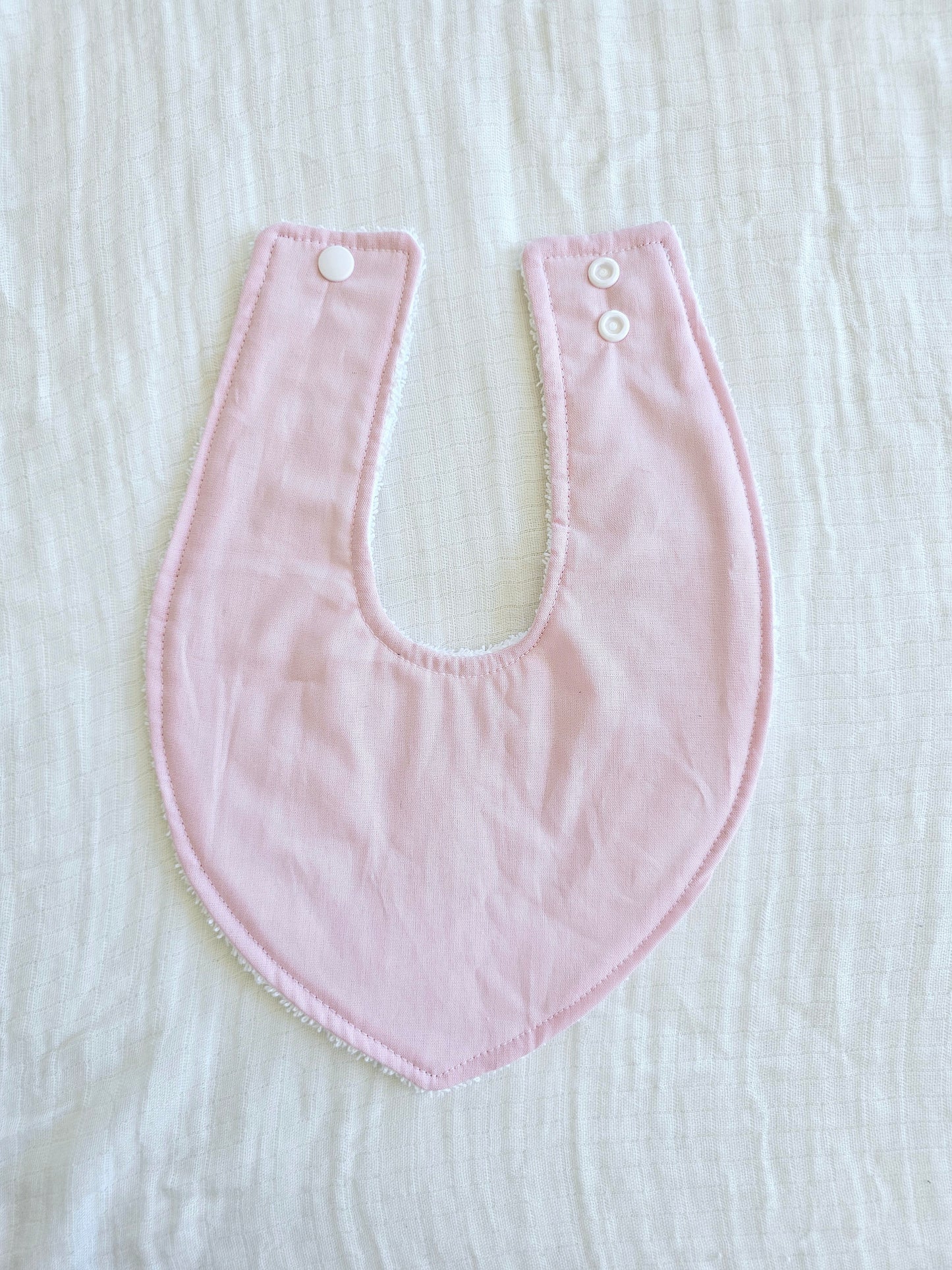 Baby Pink Dribble Bib
