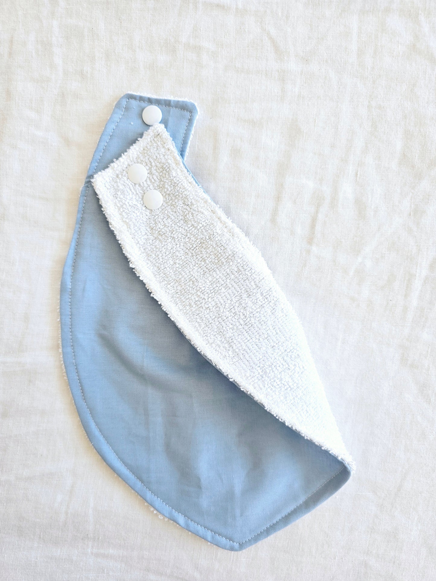 Baby Blue Dribble Bib
